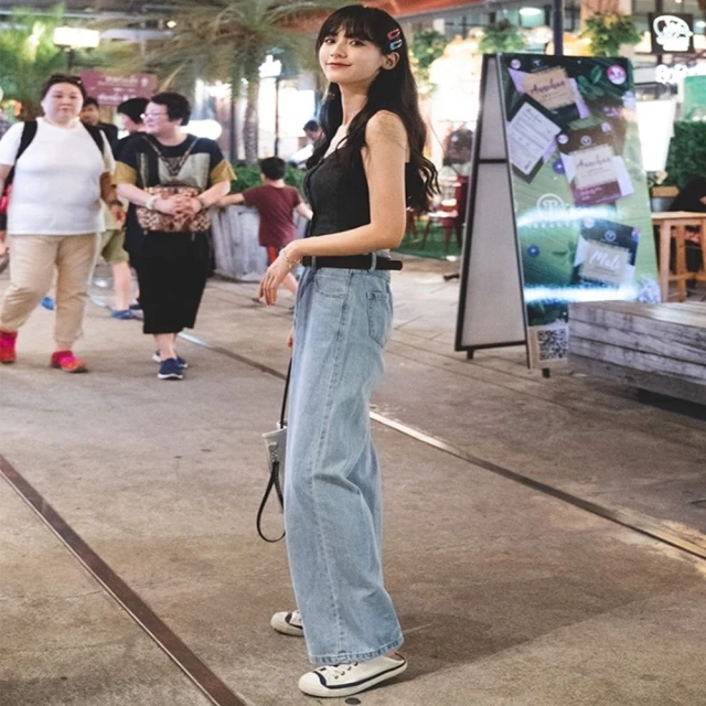 韓版復古藍高腰牛仔半身裙女 新款小個子百搭A字裙 ins風顯瘦包臀短裙子 (滿599元免運) 歷史價格詳細信息