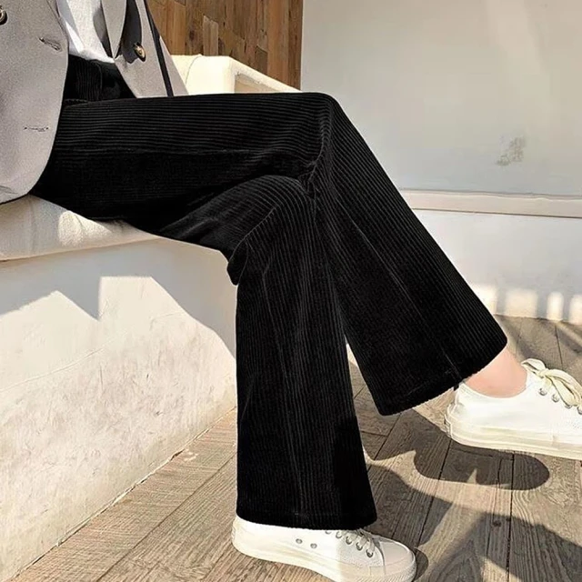 【D.studio】韓版內刷毛加厚運動寬鬆高腰寬褲(褲子長褲休閒褲女裝高腰褲直筒褲黑褲發熱褲保暖褲 P302) 歷史價格詳細信息