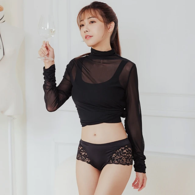 【NEONER】銀離子底襯柔魅蕾絲中腰平口褲-黑色(銀離子內褲、女用內褲、中腰內褲、蕾絲內褲、抗菌內褲) 價格比較,價格查詢,歷史價格詳細信息