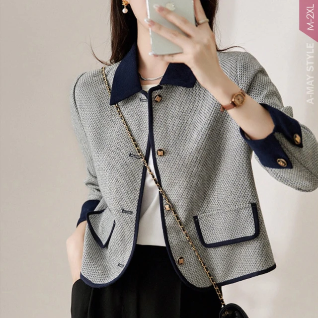 【Amay Style 艾美時尚】秋新品 中大尺碼女裝 上衣 復古皺褶設計感寬鬆慵懶七分袖襯衫。S-XL(2色.預購) 歷史價格詳細信息