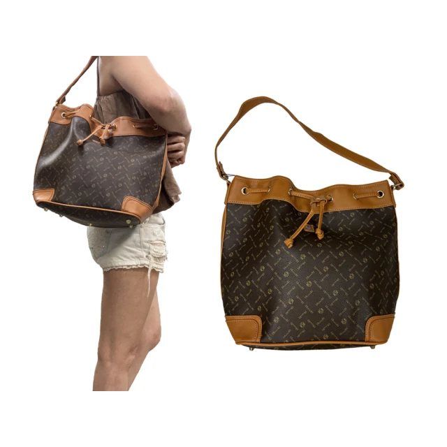 【SNOW.bagshop】水桶包大容量(可A4紙防水防刮皮革附長背帶) 價格比較,價格查詢,歷史價格詳細信息