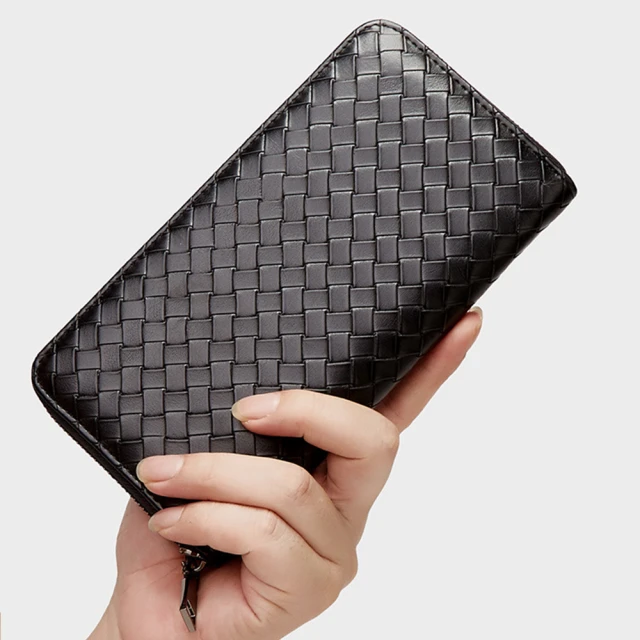 真皮短夾 男生皮夾 錢包 12卡拉鍊中翻 植鞣革 Square2.0系列-0103-11601-夜幕藍黑-新品上市 歷史價格詳細信息