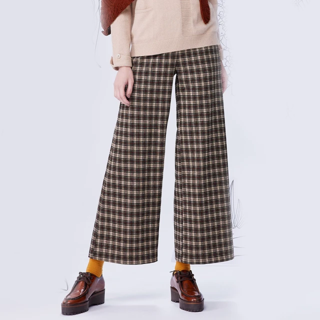 【MYVEGA 麥雪爾】釦環綁帶中車線九分休閒褲-咖啡 歷史價格詳細信息