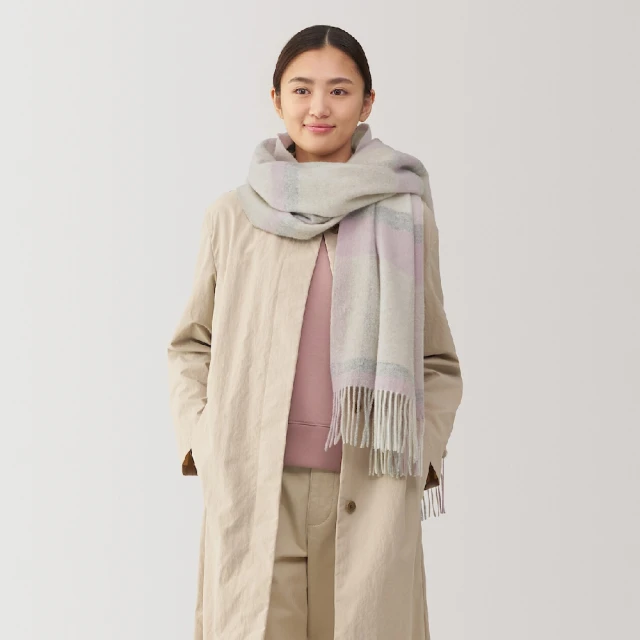 【MUJI 無印良品】羊毛圍巾(共5色) 歷史價格詳細信息