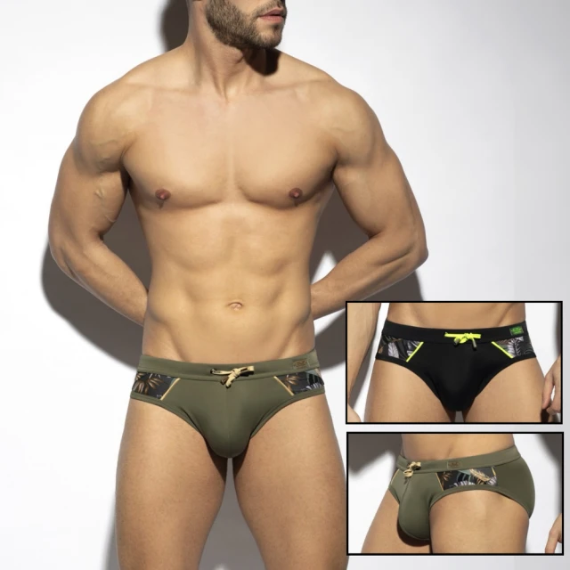 西班牙ES collection 時尚幾何黑色三角褲 歷史價格詳細信息