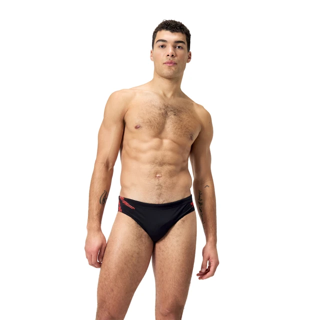 【SPEEDO】男 運動三角泳褲 Boom Logo Splice 海軍藍/藍 黑灰SD812824 歷史價格詳細信息