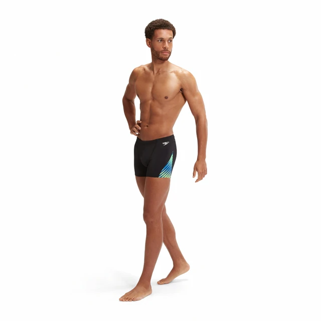 SPEEDO 男 競技及膝泳褲 Pro Tech 黑 歷史價格詳細信息