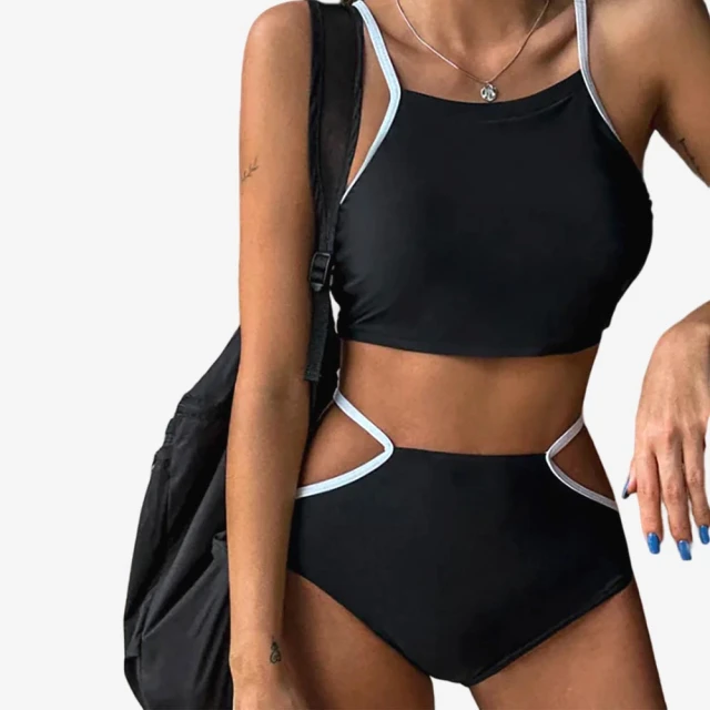 【SEASONS BIKINI】削肩美背臉瘦連身泳衣 (M-4XL) -88 歷史價格詳細信息