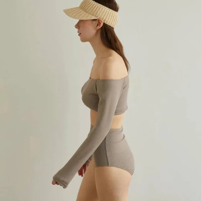 【SEASONS BIKINI】韓國一字領黑色泳衣 -660 歷史價格詳細信息