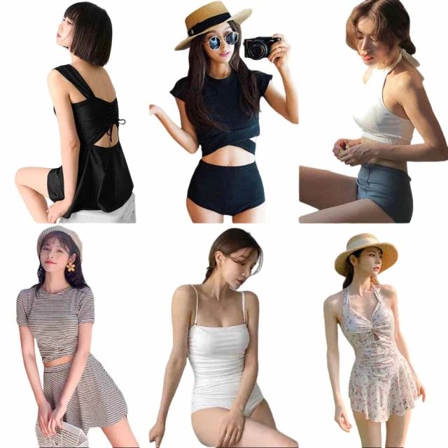 【SEASONS BIKINI】美背連身遮肉顯瘦裙式泳衣 -172 歷史價格詳細信息