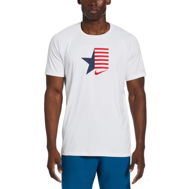 Nike 耐吉 短袖 Swim Hydro Tee 女款 白 黑 速乾 防曬 抗UV 防曬衣 NESSD350-100 歷史價格詳細信息