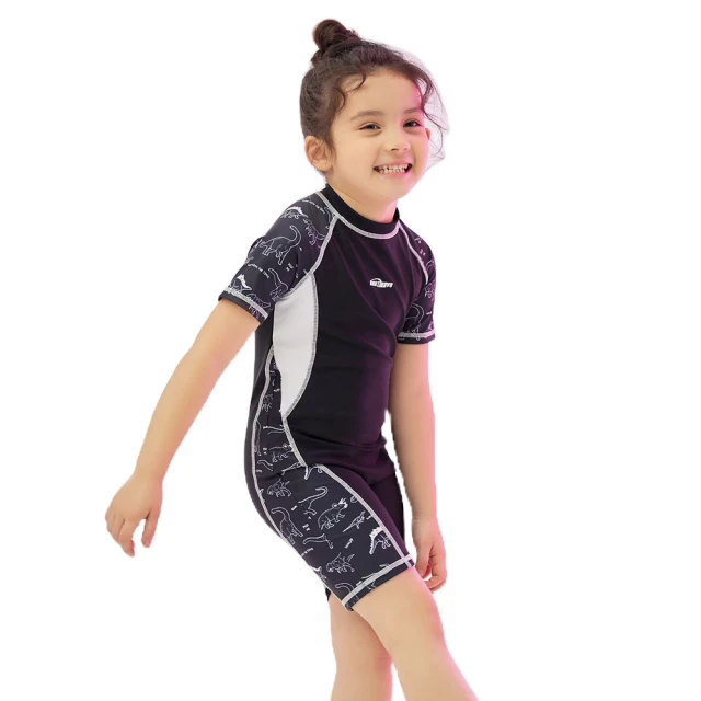 Heatwave熱浪 兒童泳衣男童中童短袖卡通恐龍分體小童可愛游泳衣 歷史價格詳細信息