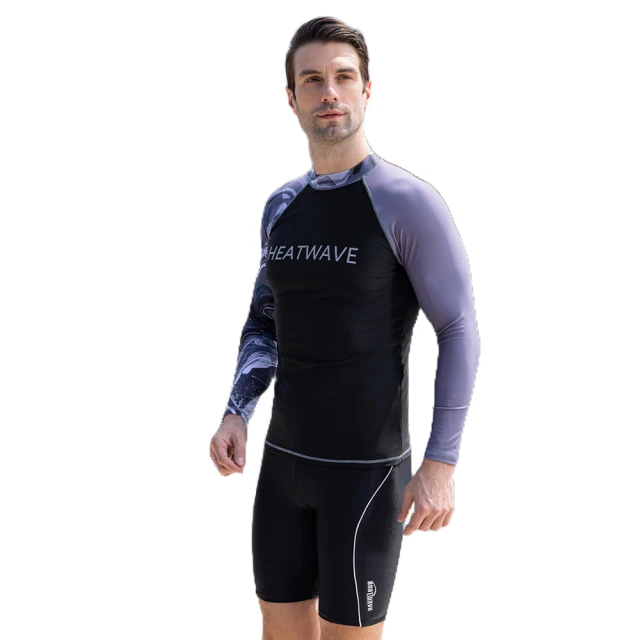 heatwave熱浪印花唯美保守高腰顯瘦活力連體裙式泳衣女 歷史價格詳細信息