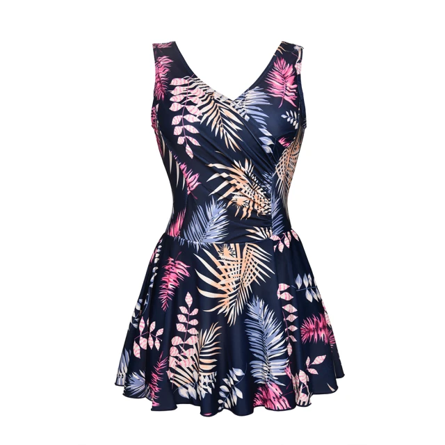 Heatwave熱浪 連身裙荷葉性感時尚細肩帶遮肚顯瘦裙式泳衣女 歷史價格詳細信息