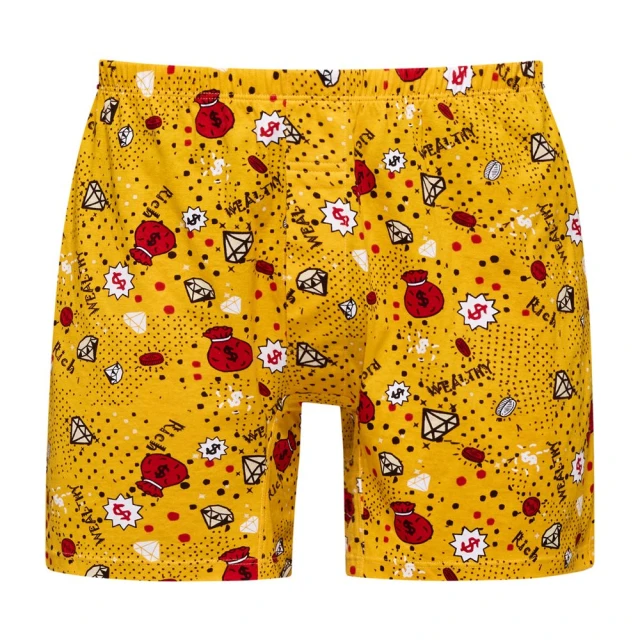 DADADO-富貴滿盈 M-3L印花四角男內褲(藍) 天然絲光棉-GHQ302BU 歷史價格詳細信息