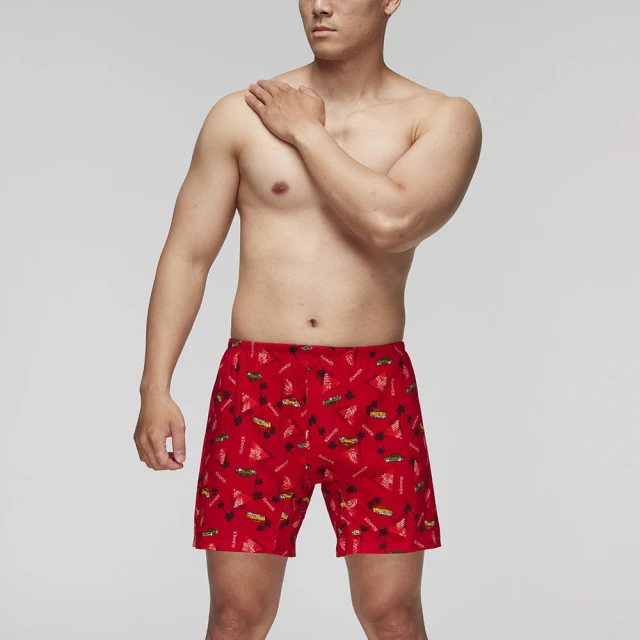 【Mr. DADADO】暢遊一夏 M-3L印花四角男內褲 天然絲光棉-吸濕排汗-GHQ331DB(深藍) 歷史價格詳細信息