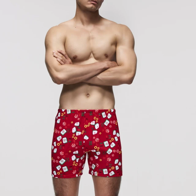 【Mr. DADADO】財氣通貫 M-3L印花四角男內褲 天然絲光棉-吸濕排汗-GHQ408BL(黑) 歷史價格詳細信息