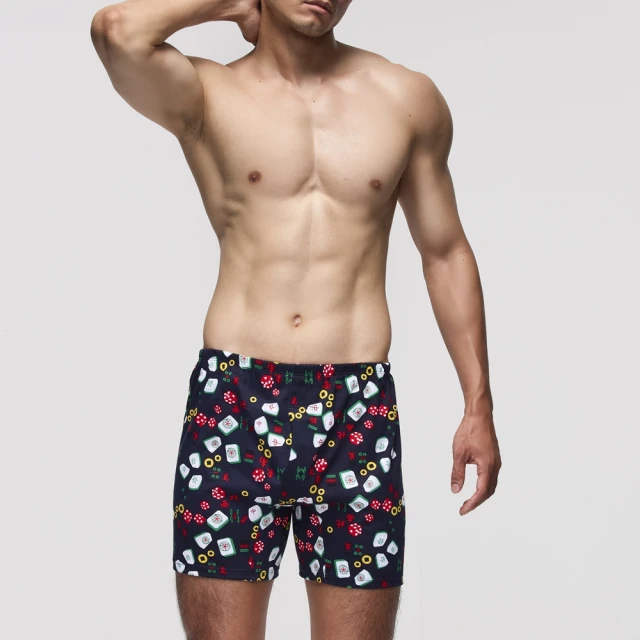 【Mr. DADADO】財氣通貫 M-3L印花四角男內褲 天然絲光棉-吸濕排汗-GHQ408BL(黑) 歷史價格詳細信息