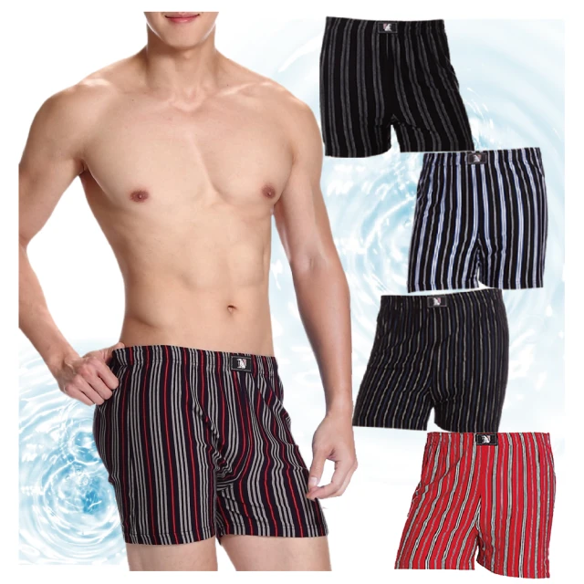 【LIGHT&DARK】買五送五-零著感-智慧型導流-條紋平口褲(吸濕排汗/男內褲/四角男內褲) 歷史價格詳細信息