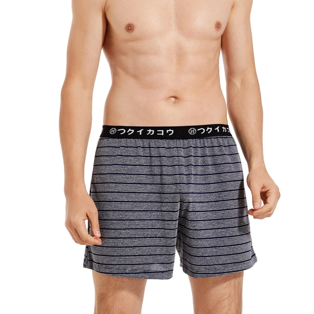 (3件組)GIAT台灣製吸排棉鬆緊印花四角褲/平口褲 歷史價格詳細信息