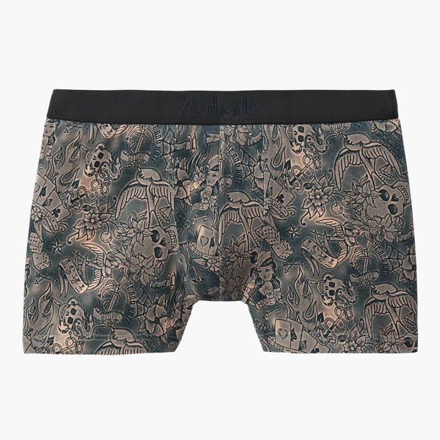 【Aubade】短版頂級莫代爾棉 彈性四角男褲 平口褲(印地安-2123) 歷史價格詳細信息