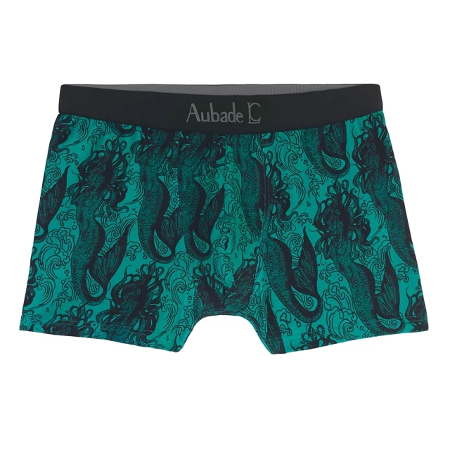 【Aubade】聯名款長版頂級莫代爾棉 彈性四角男褲 平口褲(海龍王-2216) 歷史價格詳細信息