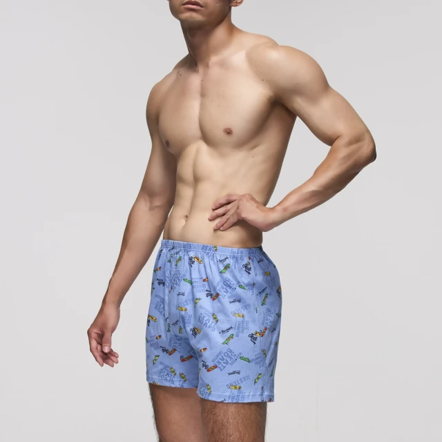 DADADO-滑板之冠 M-3L印花四角男內褲(紫藍) 天然絲光棉-吸濕排汗-GHQ414PB 歷史價格詳細信息