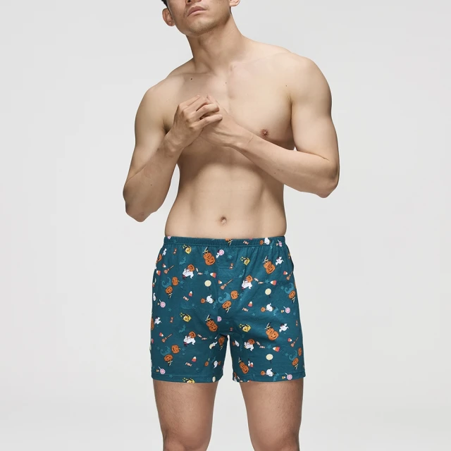【Mr. DADADO】歡樂POPCORN M-3L印花四角男內褲 天然絲光棉-吸濕排汗-GHQ330GY(灰) 歷史價格詳細信息
