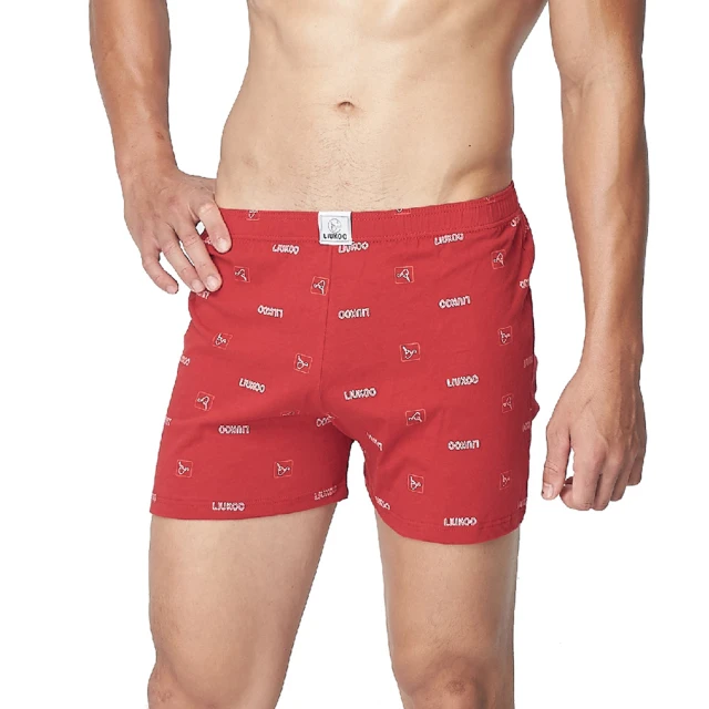 【LIUKOO 煙斗】絲光棉雅痞開門襟平口褲-丈青(平口褲/居家褲/開門襟/男內褲) 歷史價格詳細信息