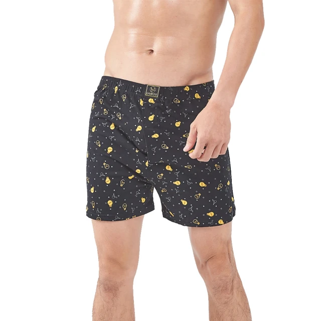 【LIUKOO 煙斗】絲光棉雅痞開門襟平口褲-丈青(平口褲/居家褲/開門襟/男內褲) 歷史價格詳細信息