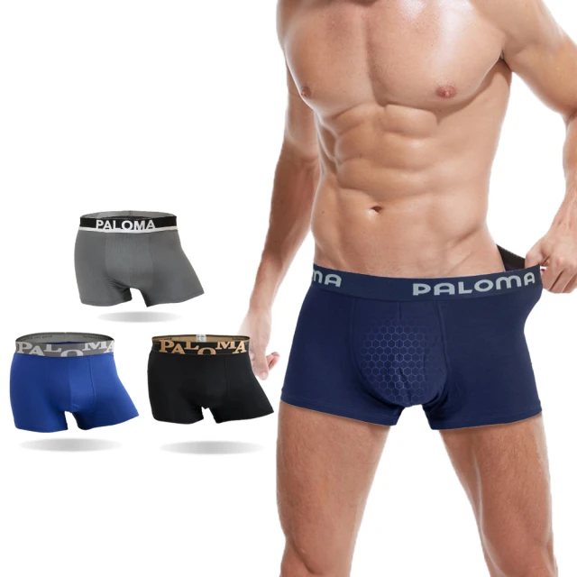 【Paloma】冰絲涼感平口褲-黑色 男內褲 四角褲 內褲 歷史價格詳細信息