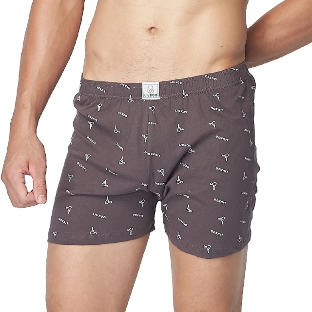 【LIUKOO 煙斗】雅痞吸濕排汗平口褲-黑 歷史價格詳細信息