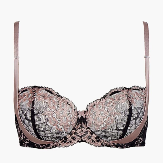 【Aubade】女巫之吻刺刺繡蕾絲立體有襯內衣 性感內衣 法國進口 女內衣(3D-黑) 歷史價格詳細信息