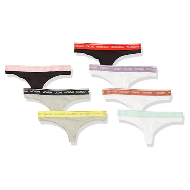 【Calvin Klein 凱文克萊】2023女時尚款棉質多色丁字褲7件組-網(預購) 歷史價格詳細信息