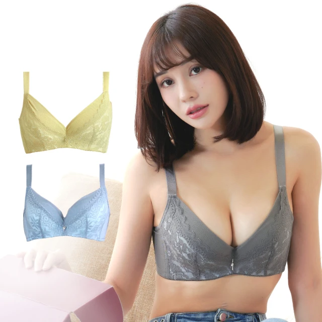 【PINK LADY】軟鋼圈 C罩杯 月見團花 深V集中 厚襯 單件內衣8233 歷史價格詳細信息