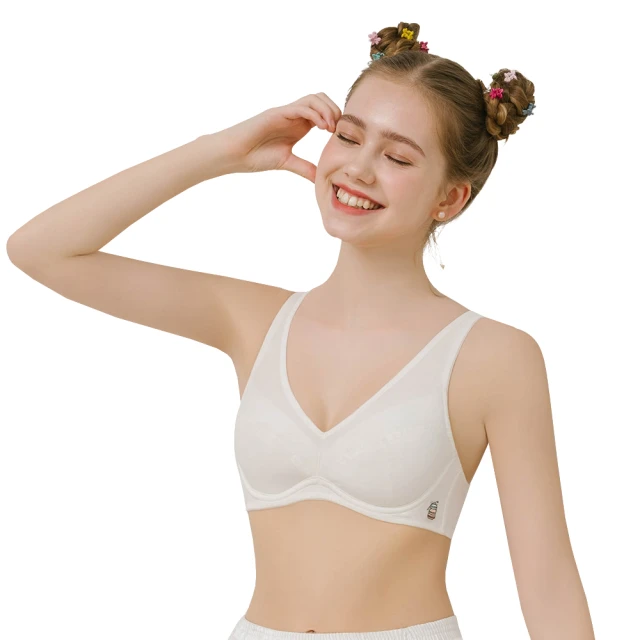 【EASY SHOP】Audrey Junior-美國棉超軟鋼圈學生型少女內衣-淡灰 歷史價格詳細信息