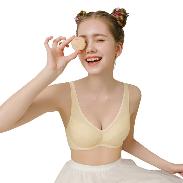【EASY SHOP】Audrey Junior-美國棉超軟鋼圈學生型少女內衣-淡灰 歷史價格詳細信息