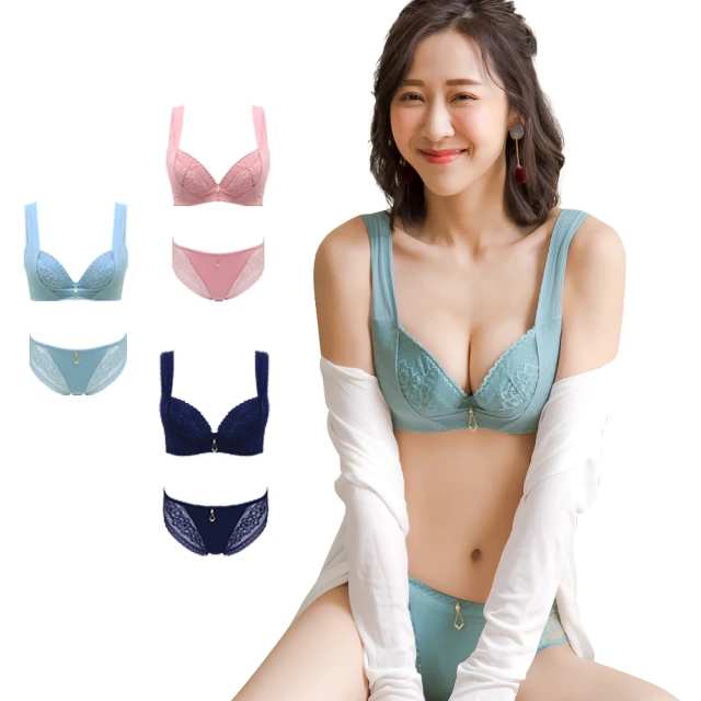 【尚芭蒂】3套組 軟鋼圈內衣C/中國風刺繡牡丹深V集中包覆機能蕾絲成套內衣組/性感/調整型 歷史價格詳細信息