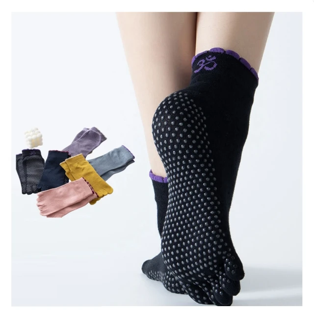 瑜伽襪子五指雙交叉綁帶夏季專業防滑女露趾舞蹈襪健身襪普拉提襪 歷史價格詳細信息