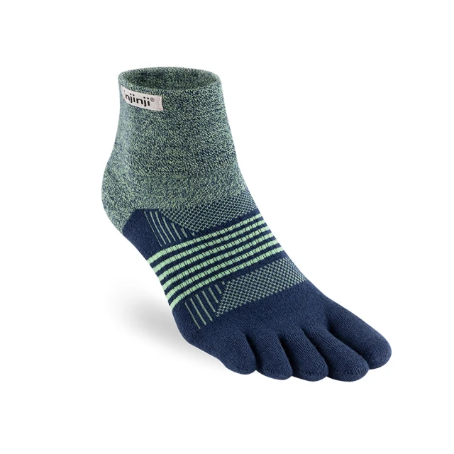 【injinji】女 Trail 野跑避震吸排五趾短襪(藍綠色) - WAA3853 | 厚底防震 運動員推薦 五趾襪 歷史價格詳細信息