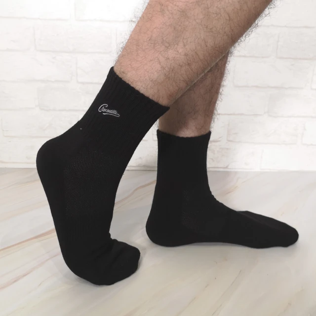 Crocodile鱷魚 純棉機能防臭襪 紳士彈力紗休閒襪(3雙) 歷史價格詳細信息