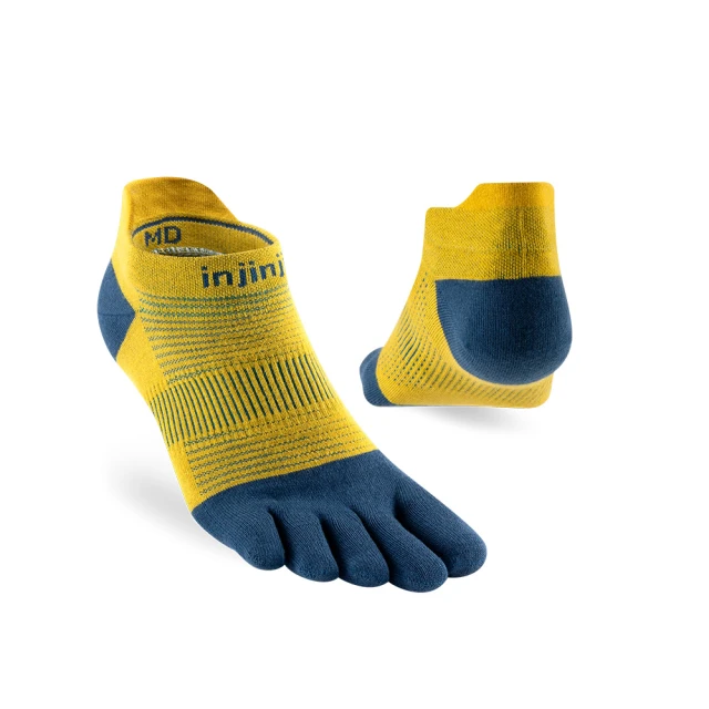 【Injinji】Run輕量吸排五趾隱形襪NX[霓黃灰]NAA1392(輕量款 五趾襪 隱形襪 慢跑襪 男女適用) 歷史價格詳細信息