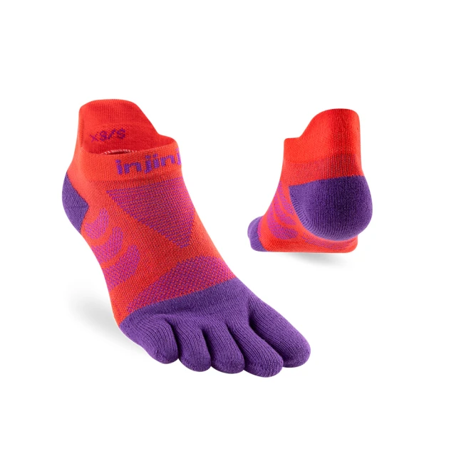 【injinji】女 Ultra Run終極系列五趾隱形襪(莓果紅)-WAA6604|吸濕排汗 推薦女生 避震緩衝 歷史價格詳細信息
