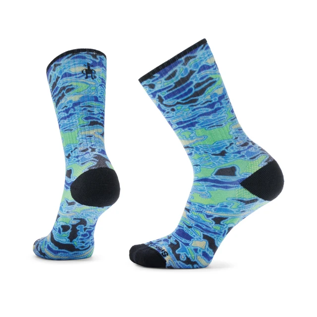 【SmartWool官方直營】局部輕量減震PRINT運動中長襪-花團錦簇 海軍藍(美麗諾羊毛襪 日著襪 保暖襪 除臭襪) 歷史價格詳細信息