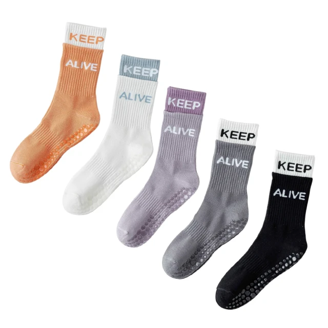 加厚瑜伽襪女中筒襪秋冬季普拉提襪子專業止滑襪長筒運動襪健身襪 歷史價格詳細信息