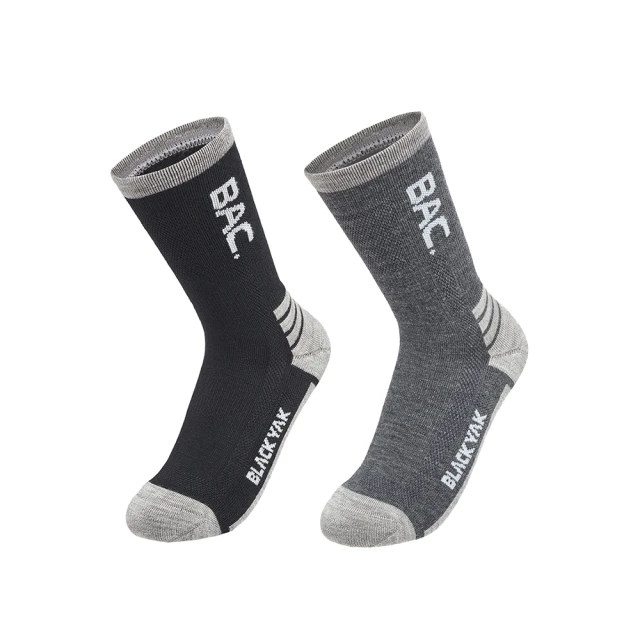 【BLACKYAK】ALPINE羊毛中筒襪(灰色/黑色)-四季 登山 羊毛襪 健行襪|BYDB1NAB01 歷史價格詳細信息