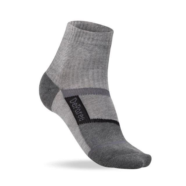 【蒂巴蕾】石墨烯消臭氣墊短襪 高原-L中灰(厚底 短筒襪 除臭襪 男 運動襪 毛巾襪 足弓襪) 歷史價格詳細信息