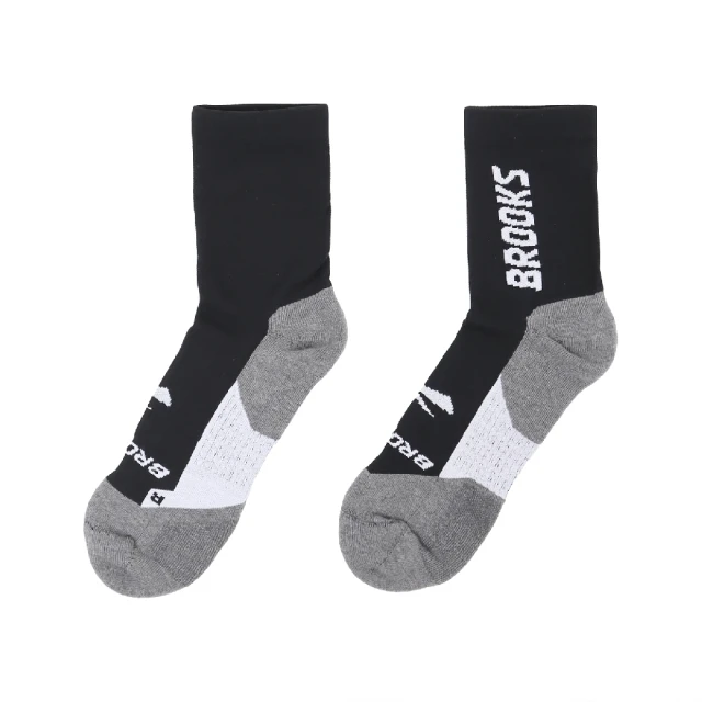 【BROOKS】運動襪 Ghost Crew Socks 白 黑 緩衝 支撐 短襪 襪子(280495161) 歷史價格詳細信息