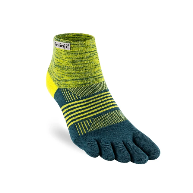 【injinji】女 Trail 野跑避震吸排五趾短襪(藍綠色) - WAA3853 | 厚底防震 運動員推薦 五趾襪 歷史價格詳細信息