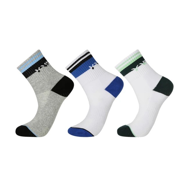 【VICTOR 勝利體育】男抗菌消臭機能襪-台灣製 裸襪 止滑 訓練 襪子 白灰黑(C-5079A) 歷史價格詳細信息